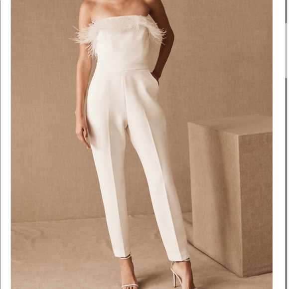 BHLDN Pants - BHLDN Janae Strapless Jumpsuit